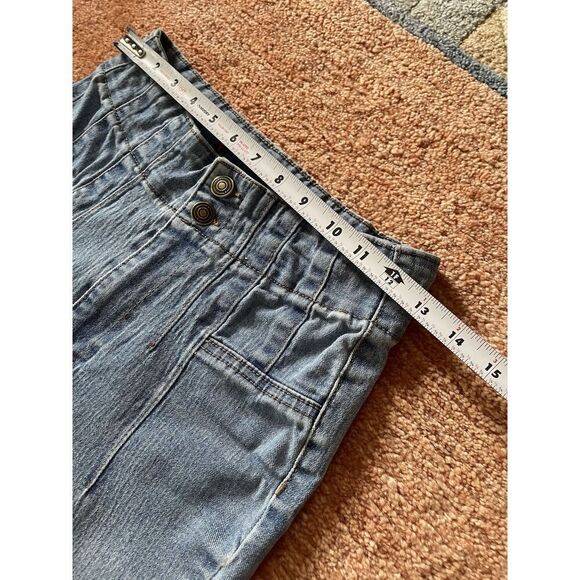 Wallflower High Rise Flare Jeans Size 7 Stretch Blue Sustainable Denim - Picture 4 of 9